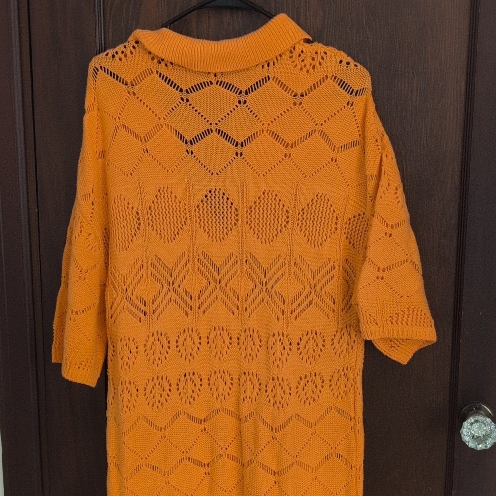 Free People Beach Islamorada Sweater Dress/Swim Cover Up Size Large - Picture 7 of 8